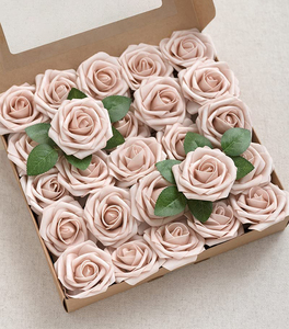 Juego <span class=keywords><strong>de</strong></span> Cajas <span class=keywords><strong>de</strong></span> Flores Artificiales, 25 Piezas <span class=keywords><strong>de</strong></span> Rosas Desnudas <span class=keywords><strong>de</strong></span> Aspecto Realista con Tallo para Centros <span class=keywords><strong>de</strong></span> Mesa <span class=keywords><strong>de</strong></span> Boda <span class=keywords><strong>y</strong></span> Decoraciones <span class=keywords><strong>de</strong></span> Mesa - Product Image 4