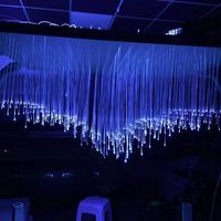Câble à fibres optiques en plastique POF 0,75 mm 1,5 mm de diamètre, fibre PMMA à éclairage par le bout pour la décoration lumineuse