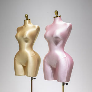 Maniquíes de Mujer con Curvas, Cuerpo Femenino con Caderas y Pechos Grandes, Maniquíes de Fibra de Vidrio de Talla Grande en Color Rosa <span class=keywords><strong>para</strong></span> <span class=keywords><strong>Exhibir</strong></span> <span class=keywords><strong>Ropa</strong></span> - Product Image 4