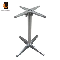 Ensemble de table à manger pliable Table de patio pliante moderne en aluminium HPL blanc Table à manger d'extérieur pour café