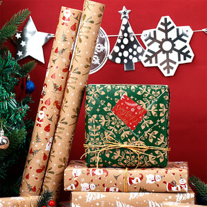 Factory Design 50 X 70 cm Christmas <b>Wrapping</b> <b>Paper</b> Packaging Gift <b>Wrapping</b> <b>Paper</b> - Product Image 5
