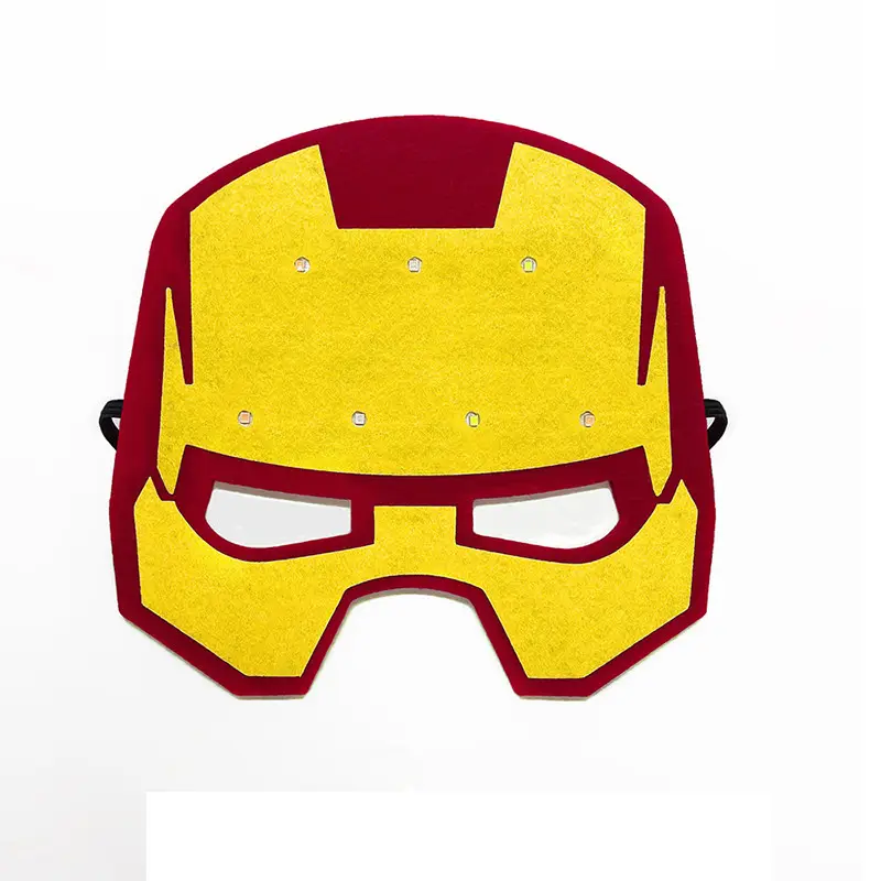 2023 Fashion Custom Masquerade Carnival Party Iron Man Eye Mask maschera all'ingrosso