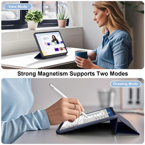 เค<span class=keywords><strong>ส</strong></span>แบบพับ<span class=keywords><strong>ส</strong></span>ามตอนสำหรับ <span class=keywords><strong>Samsung</strong></span> <span class=keywords><strong>Tab</strong></span> A9+ 11 นิ้ว 2023 และ <span class=keywords><strong>Galaxy</strong></span> A11+ 2025 เค<span class=keywords><strong>ส</strong></span>แท็บเล็ต PU นิ่มพร้อมช่องใ<span class=keywords><strong>ส</strong></span>่ปากกา ป้องกันรอบด้าน - Product Image 6