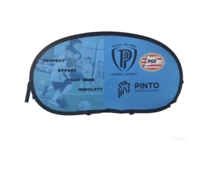 Support de bannière pop-up pliable - Affichage portable léger pour les expositions et les promotions Taille - 4' * 2.5' - Product Image 2