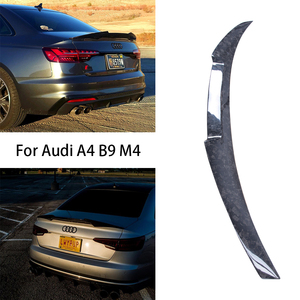 สปอยเลอร์หลังวัสดุคาร์บอนไฟเบอร์แท้ทรง M4 สำหรับ A4/S4 B9 B9.5 ปี 2017-2024 - Product Image 1