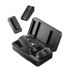 Microphone Lavalier Sans Fil Omnidirectionnel Ulanzi A100, Portée de Transmission de 20M pour Interviews de Rue, <span class=keywords><strong>Enregistrement</strong></span> Musical et Vidéo - Product Image 1