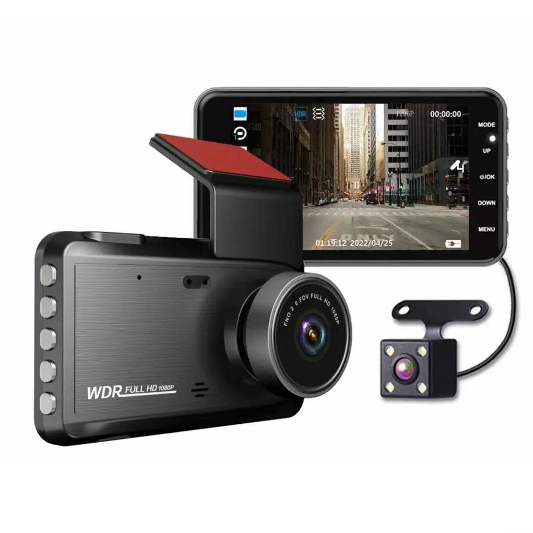 Vente en gros 4ch Dash Cam HD 1280*720P Mini Dashcam Parking Recorder G-sensor IR Night Vision 1080p Hd Car DVR Camera