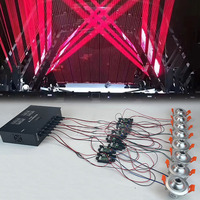 Tirai pintu Laser tanam langit-langit ringan, bar KTV, lampu suasana pembersihan, sinar kasar, sinar kuat, lampu sorot Laser jauh