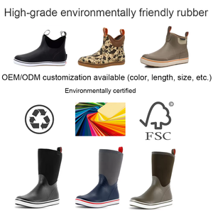 Costruttore <span class=keywords><strong>scarpe</strong></span> da acqua alte da <span class=keywords><strong>donna</strong></span> da esterno antiscivolo impermeabile antiusura alla moda stivali da pioggia - Product Image 6