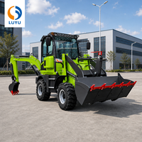LUYU CE EPA Diesel-Radbaggerlader Neue Bagger- und Frontlader-Kombination