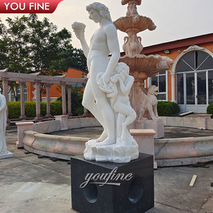 Statua in marmo del dio greco del vino Bacchus - Product Image 6