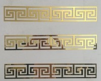 YOUYIZUO miroir carrelage autocollant brique papier peint 3D Stickers muraux décoration de maison miroir 3D imperméable autocollant mur de sol