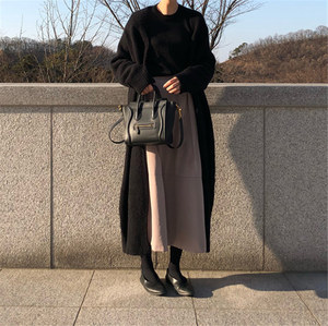 Best Selling Fall Winter <strong>Open</strong> Front <strong>Knitted</strong> Sweater Jackets Coat Casual Maxi Long Cardigan for Women - Product Image 5