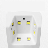 Mini Lampe UV LED Portable pour Ongles avec Capteur Intelligent, Séchage Rapide en 1s, Faible Chaleur, Grande Chambre de Polymérisation, Idéale pour Usage en Salon
