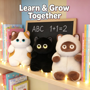 Robot en peluche câlin avec conversations réelles, <span class=keywords><strong>musique</strong></span>, contrôlé par application, Wi-Fi, jouet parlant intelligent pour soulager l'anxiété des filles et pour le plaisir quotidien - Product Image 2