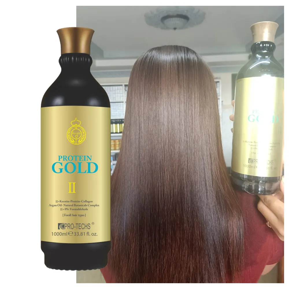 Trattamento professionale per capelli con cheratina brasiliana a marchio privato Formula Super avanzata per tipi di capelli grossolani e ricci