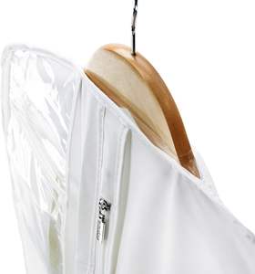 Housse de rangement pour vêtements durable avec logo personnalisé, anti-poussière, en tissu non tissé, pour costume, robe de mariée, robe de mariée - Product Image 4