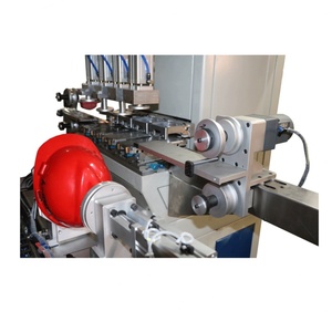 Machine d'impression tampographique semi-automatique neuve, quatre couleurs, pour tampons de casque, gobelets scellés, avec système servo et imprimante à plaques de gravure pour papier - Product Image 2