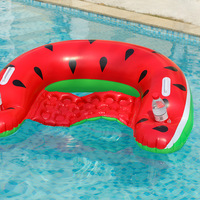 Vente en gros PVC Flottant Piscine Pastèque Gonflable Piscine Flotteur Logo Personnalisé Air Matelas Mer Natation Hamac Lit Bateau Chaise Siège