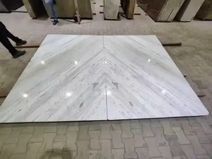 Losa de porcelana italiana de mármol de Carrara, la más buscada, moderna para paneles de pared, suelos, escaleras, azulejos decorativos - Product Image 4