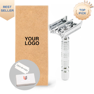 Jdk của phụ nữ đôi cạnh an toàn dao cạo Bướm Phong Cách mở thép không gỉ đôi lưỡi đơn lưỡi dao cạo cắt tóc làm bằng đồng - Product Image 1