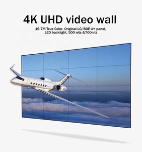 Écran mural vidéo LCD 55 pouces écran publicitaire numérique SDK <span class=keywords><strong>4k</strong></span> écran LED intérieur multi-matrice sans couture pour chambre 16:9 350 Cd - Product Image 4