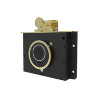 Boîte à bijoux Qidots avec serrure intelligente à empreinte digitale, serrures sans clé pour boîte à cigares, serrures pour armoire en bois