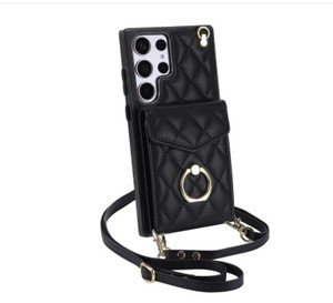 Custodia a portafoglio in pelle PU con tasca a fisarmonica di lusso a tracolla per <span class=keywords><strong>Samsung</strong></span> Galaxy S22 custodia in pelle Ultra S22u <span class=keywords><strong>cover</strong></span> posteriore - Product Image 5