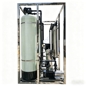 Station de traitement d'eau potable 1000 LPH 2000 LPH avec filtre à sable, filtre à charbon, adoucisseur et prétraitement à membrane RO 4040 - Product Image 6