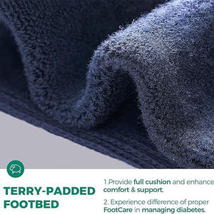 पुरुषों की महिलाओं के लिए मेरिनो ऊन मधुमेह के मोजे मोटे गर्म ढीले बांस के मोजे - Product Image 4