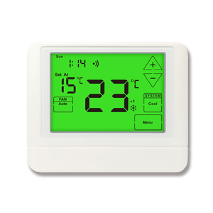Termostato inteligente de fábrica en stock Termostatos De Aire Acondicionado de alta calidad Temperatura del hogar Control remoto Termostato de habitación - Product Image 1