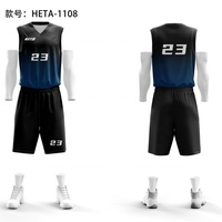 Conjuntos de Uniformes de Baloncesto Sublimados para Hombre, Ropa de Entrenamiento, Jersey de Baloncesto con Sublimación Completa, Camiseta de Baloncesto Transpirable