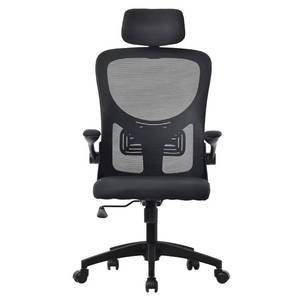 Silla de Oficina Moderna y Ajustable para el Hogar, Económica, de Malla Negra, con Reposabrazos y Reposapiés Ergonómicos, el Mejor Material de Tela - Product Image 5