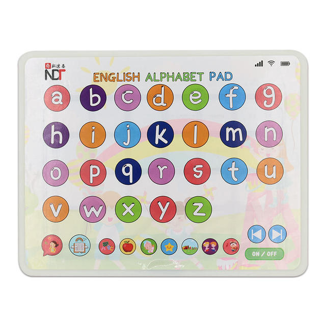 Customized Muslim Arabic Language Alphabet Sounds Tablet English Early Education Toy Learning Machine.