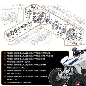 Orejera ifferencial, ajustable, 07-13, Onda, 5-<span class=keywords><strong>600</strong></span>, 41300H, 5600 PQY-SDC14 - Product Image 4