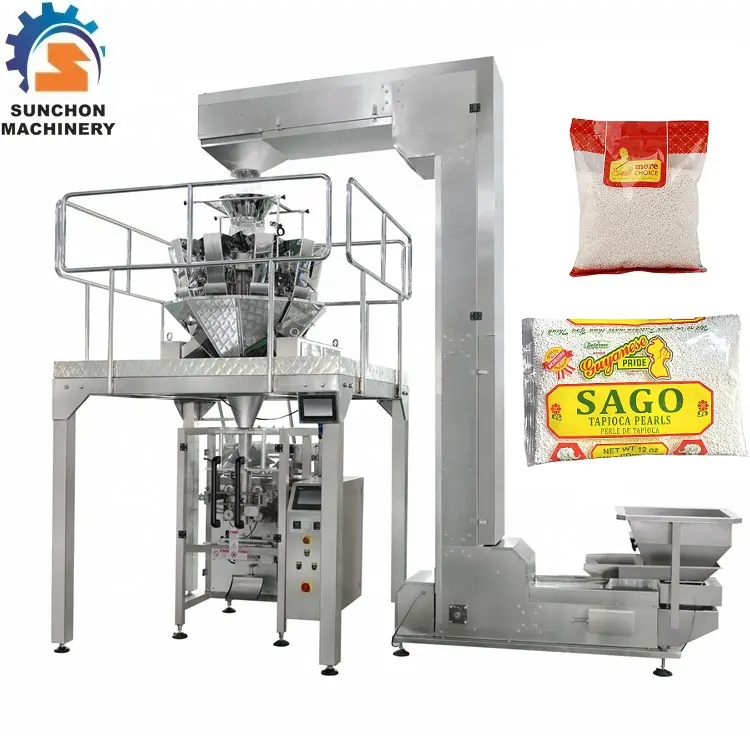 מפעל מחיר 500g 1kg אוטומטי טפיוקה סאגו/Sabudana פאוץ מילוי מכונת אריזה פרטנית
