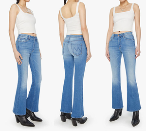 Compteur qualité haute rue rétro neuf Points Micro pantalons 2025 été nouveau décontracté tout match mince jean évasé - Product Image 4