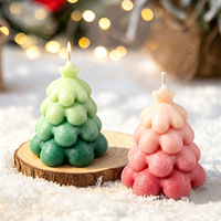 Moule en silicone pour bougie parfumée sapin de Noël, artisanat DIY de Noël, diffuseur en plâtre, pierre en résine