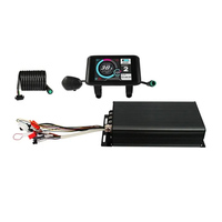 Contrôleur de vélo électrique programmable à onde sinusoïdale avec capteur Hall 72V 100A 150A 5000W V2 Sabvoton et affichage UKC1