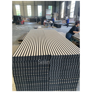 Panel <span class=keywords><strong>Acústico</strong></span> de Madera Ecológico de Venta Directa de Fábrica Selin, Altamente Efectivo en la Absorción del Sonido <span class=keywords><strong>para</strong></span> <span class=keywords><strong>Paredes</strong></span> <span class=keywords><strong>Interiores</strong></span> - Product Image 2