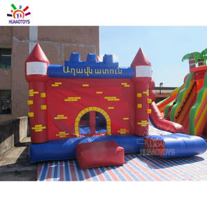 Castillo Inflable Comercial de PVC, Combo de Brincolín, <span class=keywords><strong>Casa</strong></span> de Brinco con Diseño de <span class=keywords><strong>Guerrero</strong></span> de Dibujos Animados - Product Image 3
