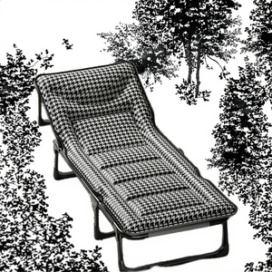 Modern Design Lightweight Outdoor Deck Adjustable <b>Folding</b> <b>Bed</b> Collapsible Steel Frame Cot for <b>Camping</b> Bathroom & Hospital Use Mo - Product Image 3