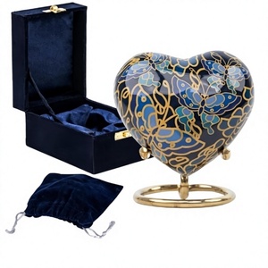 Urna Funeraria Pequeña en Forma de Mariposa, Recuerdo para Cenizas Humanas de Niños, Caja Decorativa Unisex - Product Image 1