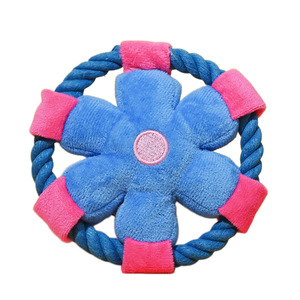 Juguete de Cuerda de Algodón con Forma de Flor para Perros, Resistente a Mordidas, Emite Sonidos, Juguete Interactivo para Mascotas, Apto para Todas las Razas de Perros - Product Image 5