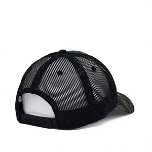 Casquette de camionneur camouflage 6 panneaux en maille respirante à visière plate pour hommes, femmes, unisexe, décontractée, pour la chasse en plein air - Product Image 3