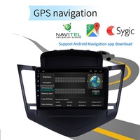 Radio de Auto con Reproductor de DVD de 9 Pulgadas, 2 Din, 4 Núcleos, GPS, Amplificador, Carplay, Android Auto, para Chevrolet Cruze 13-15