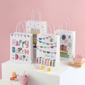 Bolsas de Papel Kraft Creativas con Dibujos Animados para Cumpleaños, Bodas, Festivales y Fiestas, con Logotipo Personalizado para Regalos de Boda, Cumpleaños y Festivales - Product Image 5
