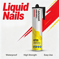 Colle pour feuilles de PVC effet marbre, adhésif puissant, colle super forte, colle liquide sans clous, colle de construction haute adhérence, colle instantanée pour bois, sans plus de clous