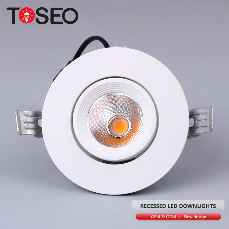Adjustable LED Ceiling Spotlights 2700k 3000k 4000k White RoHS Approved