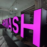 Letras de Canal LED 3D Personalizadas GRANDVIEW |   Letras Luminosas de Acrílico y Metal para Exteriores, Resistentes al Agua |   Garantía de 2 años |   Letreros 24/7